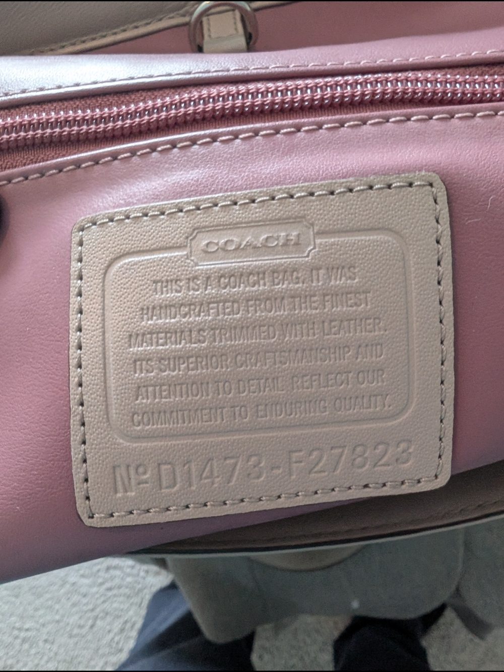 Coach Charlie Leather Tote - Picture 5 of 5